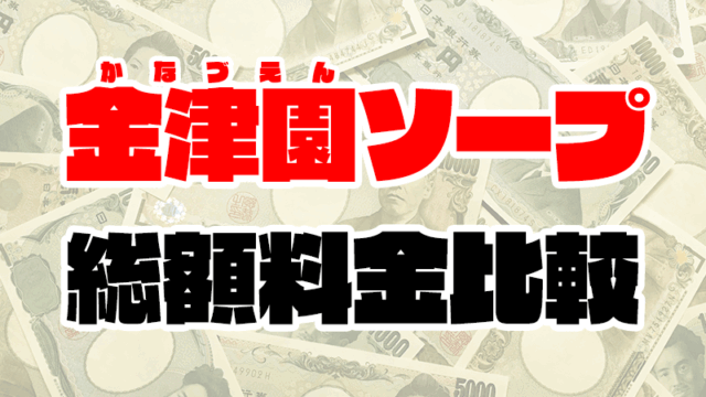 金津園ソープの総額 | 1番安い激安店から高級店まで料金を比較【2020年7月最新】