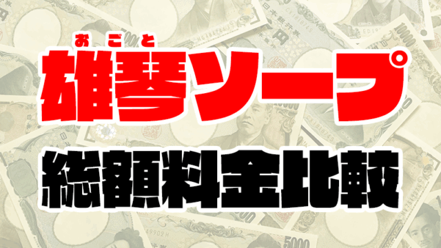 雄琴ソープの総額 | 1番安い激安ソープや高級ソープの料金を比較【2020年最新】