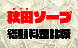 秋田ソープの総額 | 1番安い激安店から高級店まで料金を徹底比較【2020年8月最新】