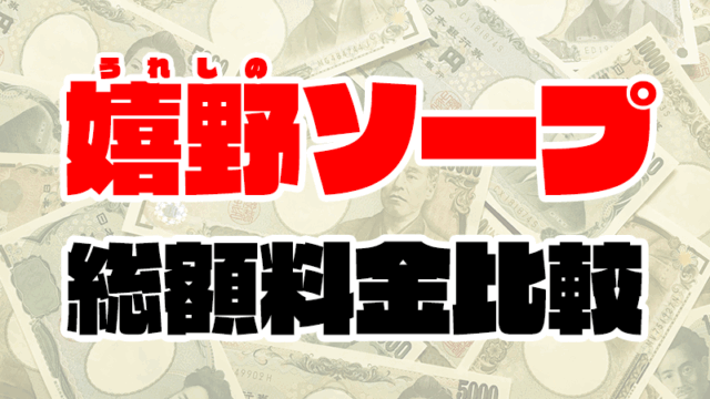 嬉野ソープの総額 | 1番安い激安店から高級店まで料金を徹底比較【2020年8月最新】
