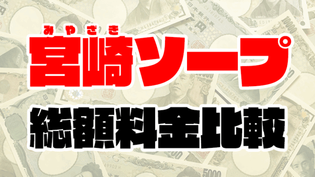 宮崎ソープの総額 | おねだりやバニーコレクションの料金を徹底比較