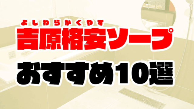 吉原格安ソープおすすめ人気10選【格安店41店舗を徹底比較】