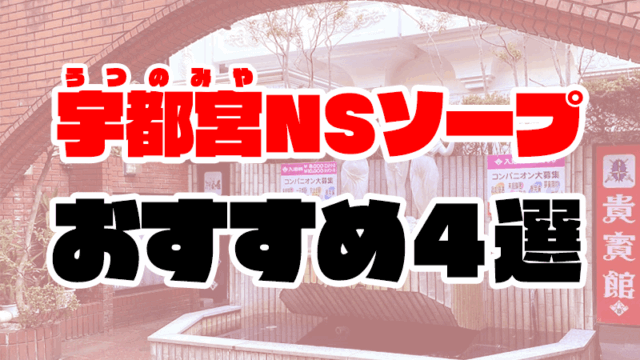 宇都宮NSソープおすすめ人気4選【2021年最新の風俗NN情報】